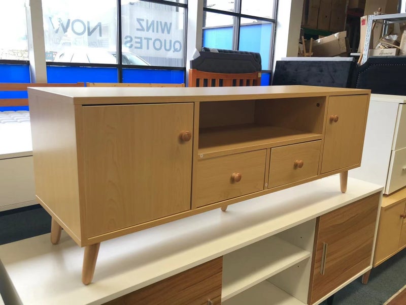 Tv Unit 1.2m Wood Color $149 Carousel 1