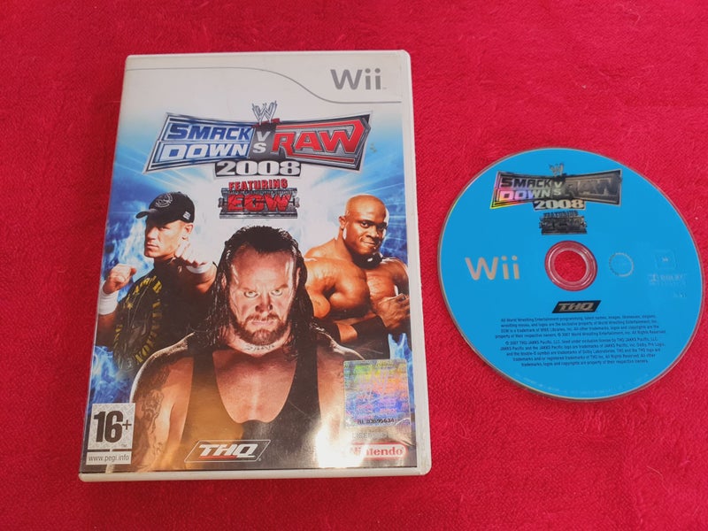 WWE SmackDown vs. Raw 2008 - Wii Game Carousel 1