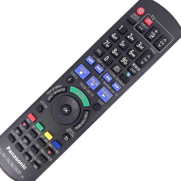 Replace N2QAYB000614 For Panasonic Blu-ray DISC RECORDER IR6 Remote Control Carousel 3