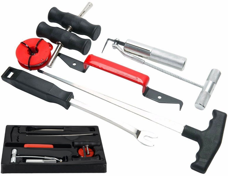 7pc Auto Windshield Windscreen Removal Automotive Wind Glass Remover Tool Kit Carousel 1