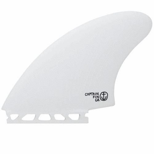 CAPTAIN FIN CF KEEL SINGLE TAB - WHITE FUTURES MOUNT TWIN (2 FINS) Carousel 1