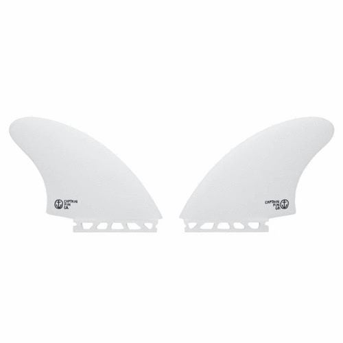 CAPTAIN FIN CF KEEL SINGLE TAB - WHITE FUTURES MOUNT TWIN (2 FINS) Carousel 2
