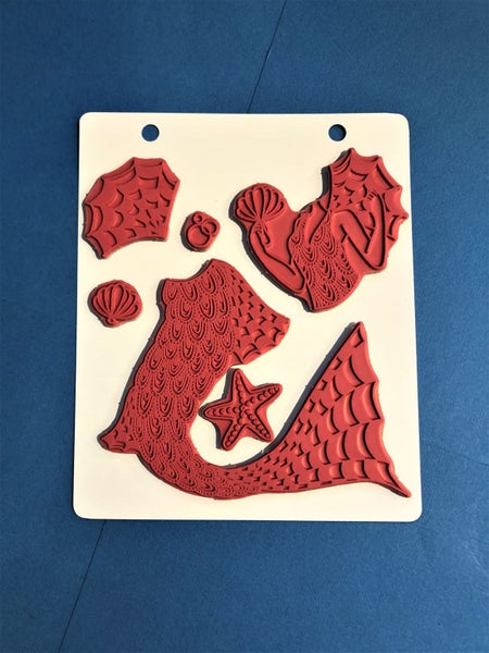 Dyan Reaveley Dylusions Stamp set - Merlady DYB69041-B Carousel 2