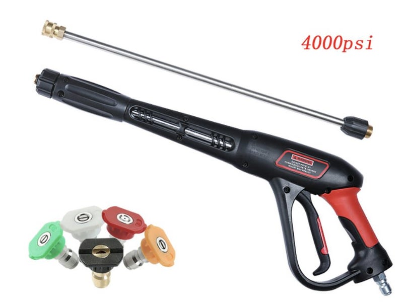 Water Blaster Lance Gun 4000PSI w/ Fitting 3/8QC or M22 Carousel 1