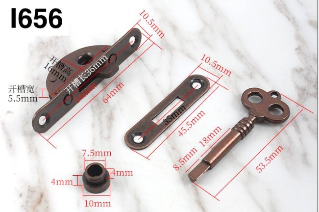 Brand new vintage style lockset ($12/set, I451&I656) Carousel 2