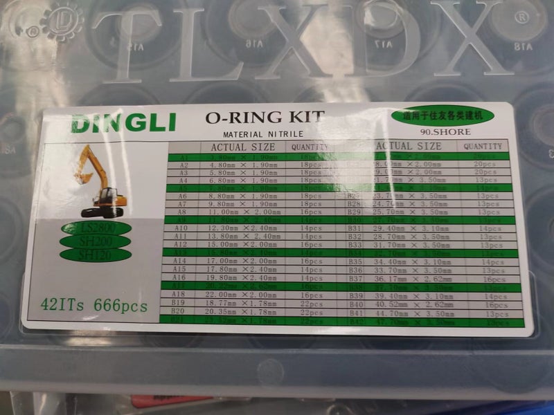 O-ring Kit set for Hitachi 626pcs/pack Carousel 1