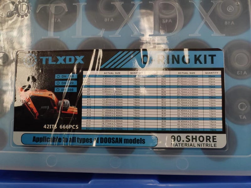 O-ring Kit set for Hitachi 626pcs/pack Carousel 7