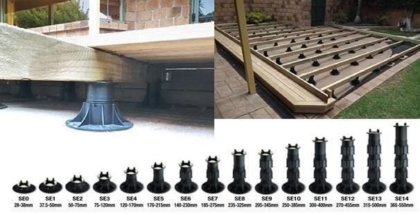 Nurajack SE04 Deck Pedestal with Joist Head x5 Box Set Carousel 3