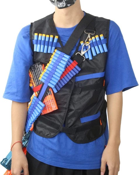 Soft Bullets Belt Shoulder Strap Clip Charger Ammo Storage Bandolier Carousel 1