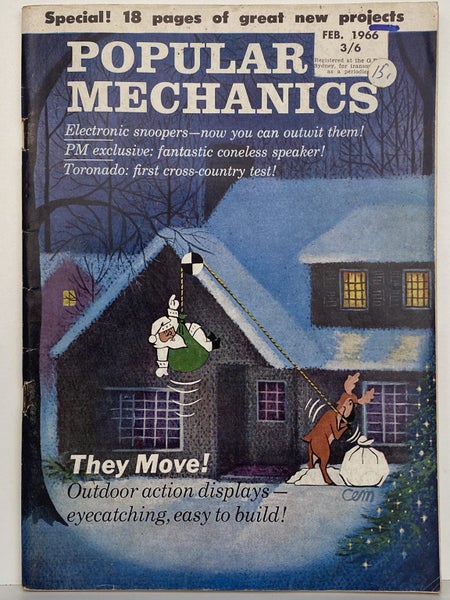 POPULAR MECHANICS MAGAZINE: Vol. 124, No. 6 - February 1966 Carousel 2