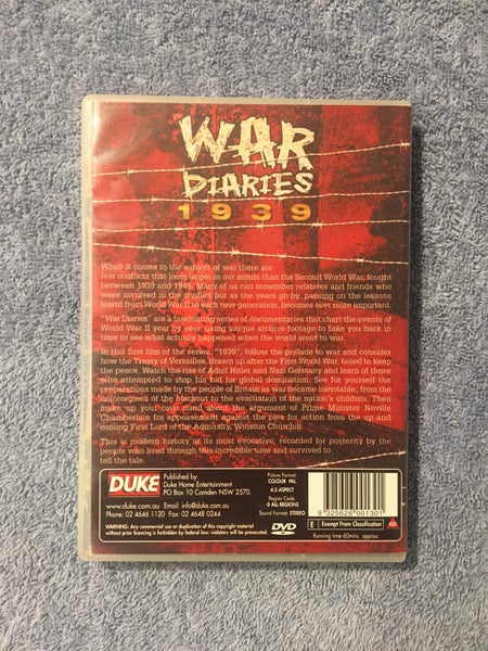 War Diaries 1939 (WAS $11)63624887203203111
