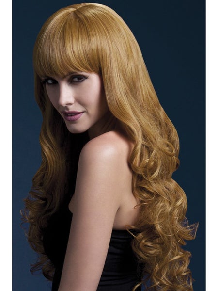 Fever High Quality Isabelle Auburn, Long Soft Curl with Fringe 66cm Carousel 1