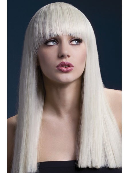 Fever High Quality Wig Blonde Alexia, Long Blunt Cut with Fringe 48cm Carousel 1