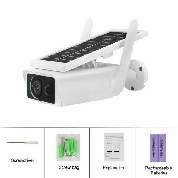 Solar Wifi Camera Wireless Security Camera Outdoor 1080P Carousel 1