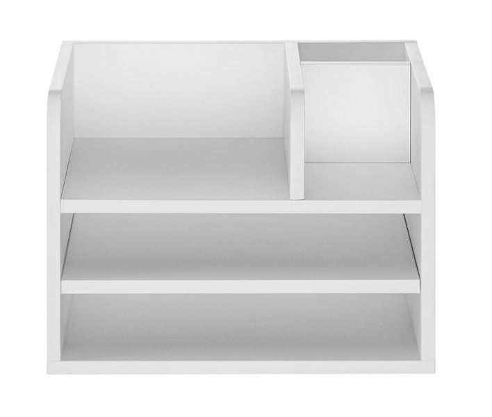 Gorilla Office: Space Saving Desktop Organizer - White Carousel 2