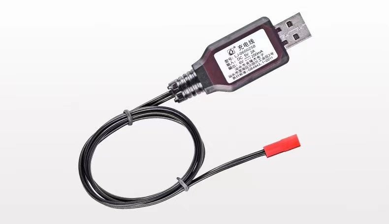 LJ Battery AA 6V Ni-Cd 700mAh Battery, JST + USB Charger Carousel 2