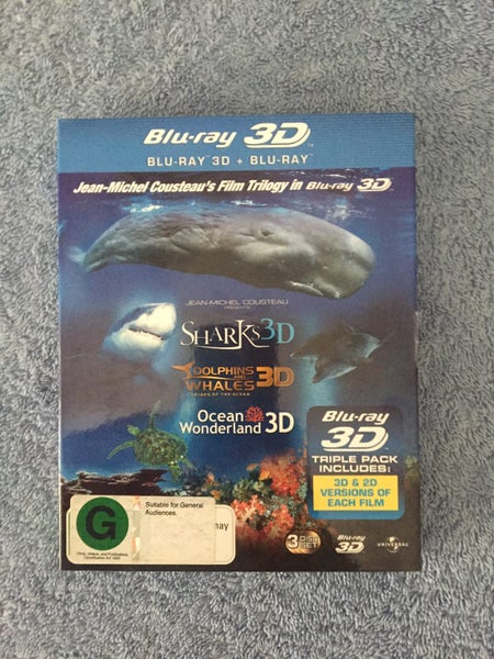 Sharks / Dolphins and Whales / Ocean Wonderland (3DTV/2D) (WAS $26) (Blu-Ray 3D) Carousel 1