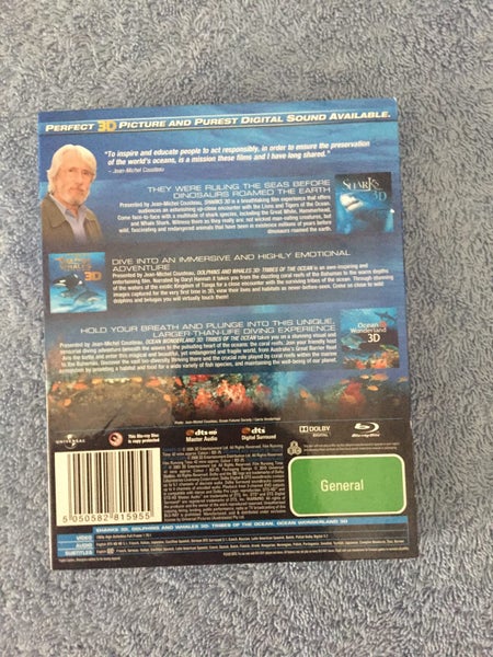 Sharks / Dolphins and Whales / Ocean Wonderland (3DTV/2D) (WAS $26) (Blu-Ray 3D) Carousel 2