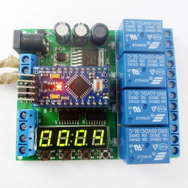 DC 5V 16M ATmega328P Pro mini Development Board for Arduino IO22C04 4CH PLC Carousel 6