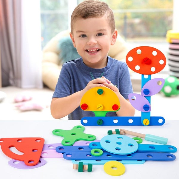 Nuts & Bolts Shapes Puzzle Carousel 1