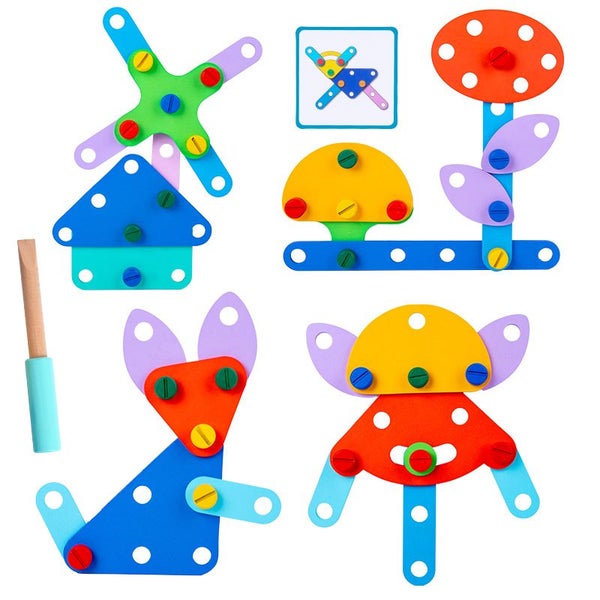 Nuts & Bolts Shapes Puzzle Carousel 2