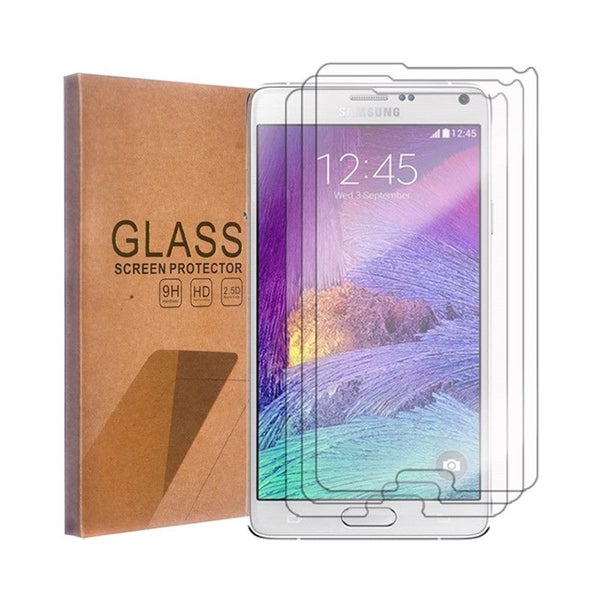 3x Samsung Note 4 Tempered Glass Screen protector Carousel 1