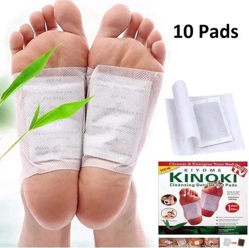 10x Kinoki Detox Foot Pads / Detox Foot Patches / Natural Detox Remedy Carousel 6