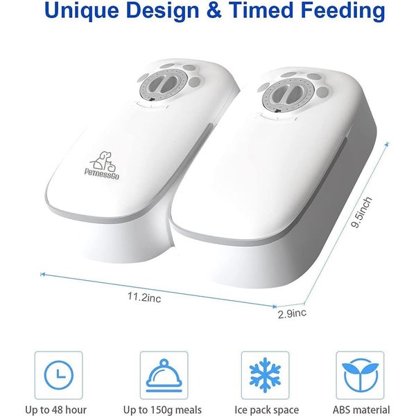 Cat Feeder,Dog Feeder,Pet Feeder Automatic Carousel 2