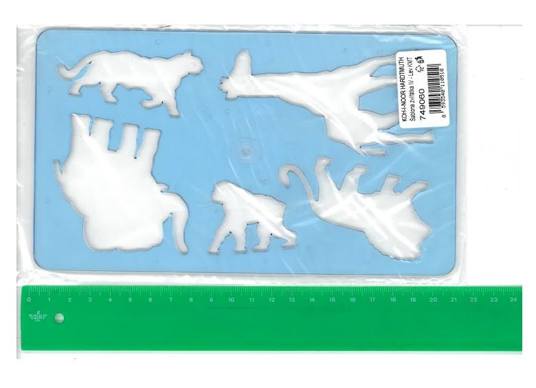 Artist Stencil - Animal Template -Lion Carousel 3