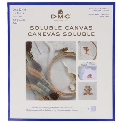 DMC Soluble Canvas 20cm x 22cm Carousel 1