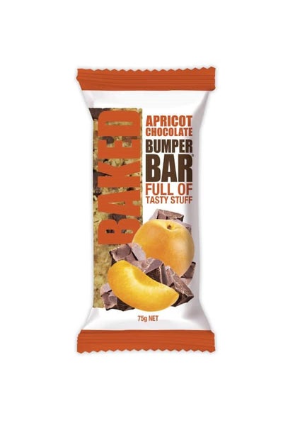CookieTime Apricot Chocolate Bumper Bar, 75g, Each Carousel 1