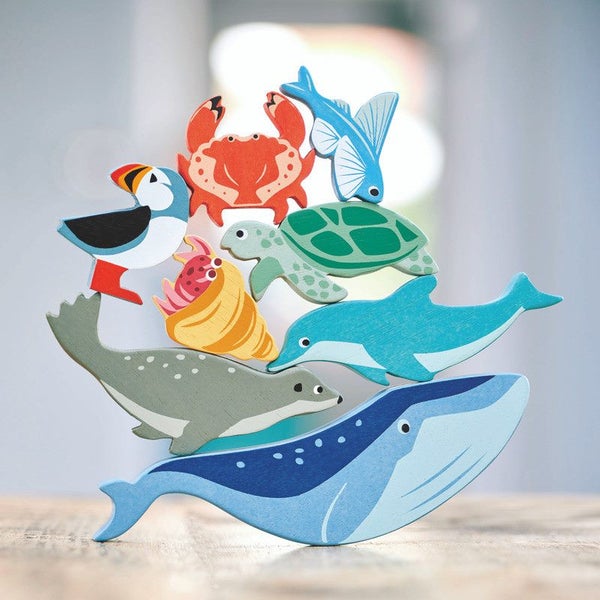 Tender Leaf Toys Wooden Fish Carousel 2