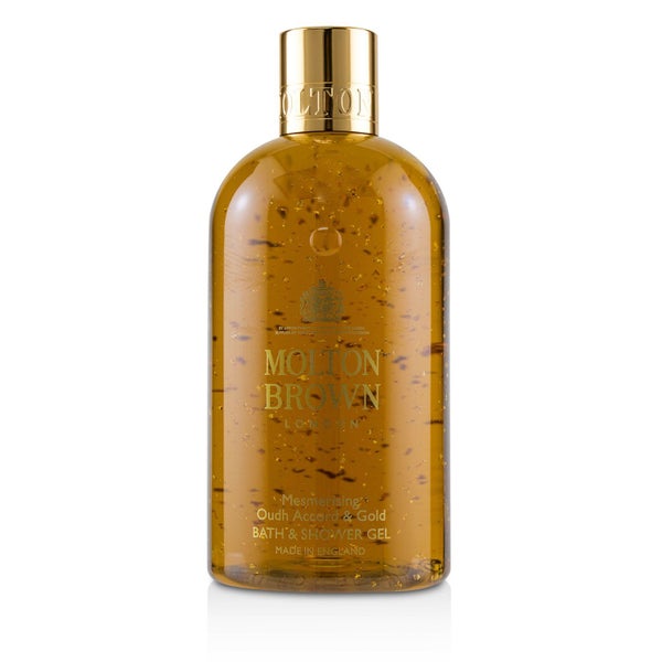 MOLTON BROWN - Mesmerising Oudh Accord & Gold Bath & Shower Gel 300ml/10oz Carousel 1