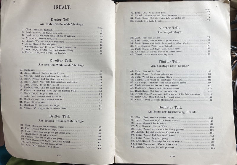 Edition Peters Nr 38 Bach Weihnachts Oratorium Klavier Auszug Carousel 2