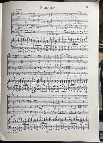 Edition Peters Nr 38 Bach Weihnachts Oratorium Klavier Auszug Carousel 4