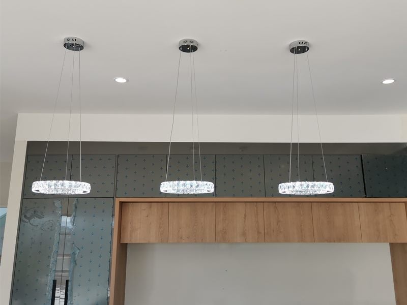 FREE SHIPPING,LED Crystal Pendant Light Carousel 14