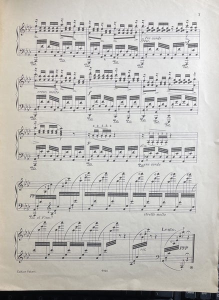 Edition Peters No 2152 Grieg Klavierstucket nach eigenen Liedern Opus 41 Cah, I Carousel 3