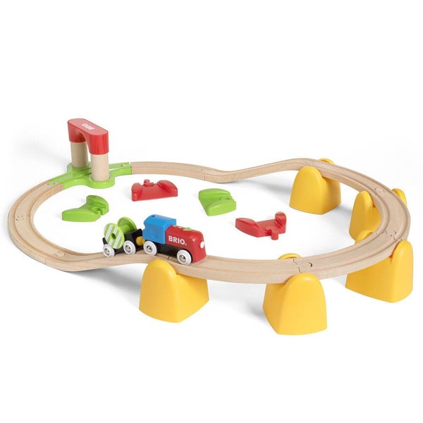 25pc Brio My First Railway Battery Train Set Kids Toddler Educational Toy 18m+ Carousel 2