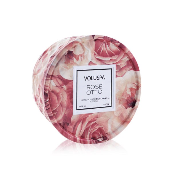 VOLUSPA - 2 Wick Tin Candle - Rose Otto 170g/6oz Carousel 2