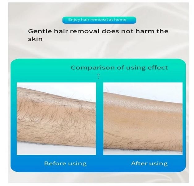 Painless Hair Removal Epilators Crystal Hair Eraser Safe Easy- black Carousel 2
