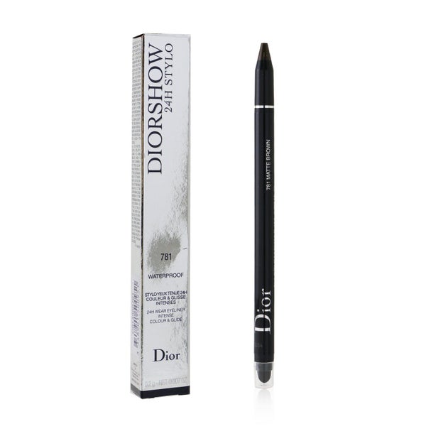 CHRISTIAN DIOR - Diorshow 24H Stylo Waterproof Eyeliner - # 781 Matte Brown 0.2 Carousel 2