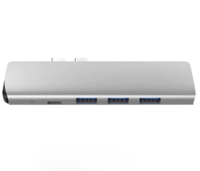 7-in-1 USB-C Hub for Macbook 4K HDMI, USB & Card Readers - Silver Carousel 2