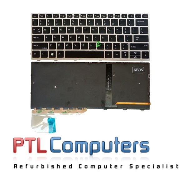 *Free Shipping*HP EliteBook 830 G5 EliteBook 735 G5 keyboard L13698-001 Backlit Carousel 1