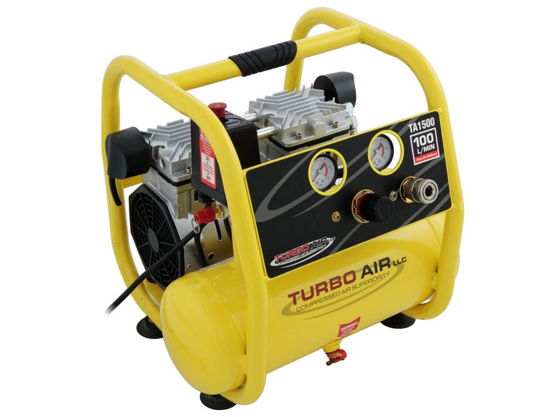 Turbo Air Compressor - 1.5HP - 100 LPM - Oil Less Twin Pump Carousel 1