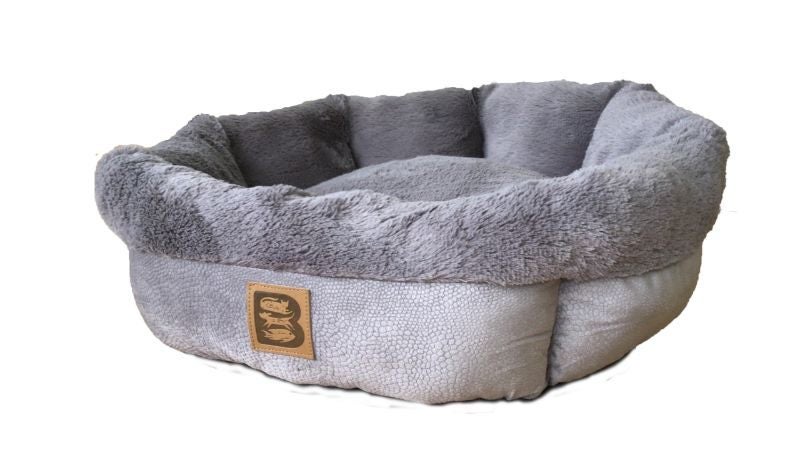 Cozy Round Bed - Grey (53cm) Carousel 1