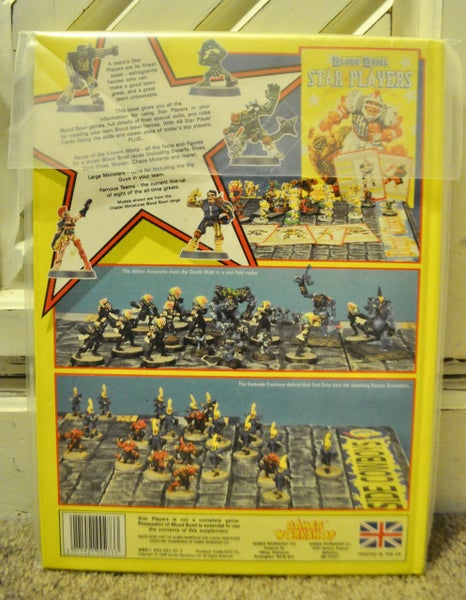 BLOOD BOWL : STAR PLAYERS BOOK - 1989 Hardback Carousel 2