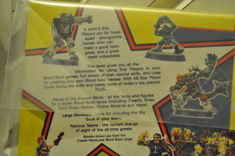 BLOOD BOWL : STAR PLAYERS BOOK - 1989 Hardback Carousel 3