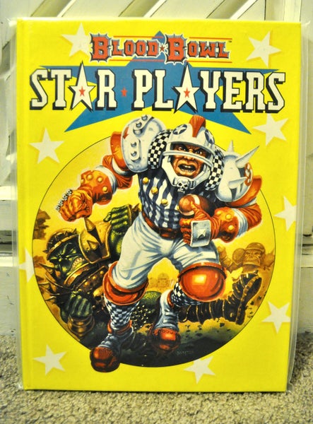 BLOOD BOWL : STAR PLAYERS BOOK - 1989 Hardback Carousel 1