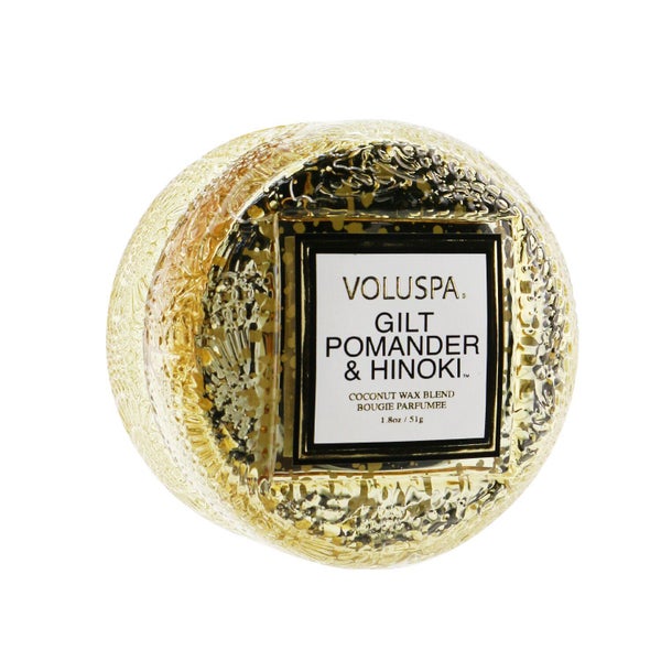 VOLUSPA - Macaron Candle - Gilt Pomander & Hinoki 51g/1.8oz Carousel 1