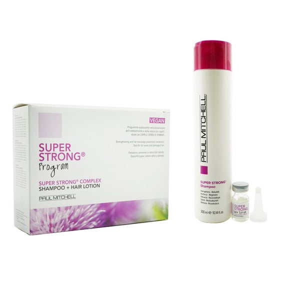 PAUL MITCHELL - Strength Super Strong Complex Program Set: Shampoo 300ml + Hair Carousel 2